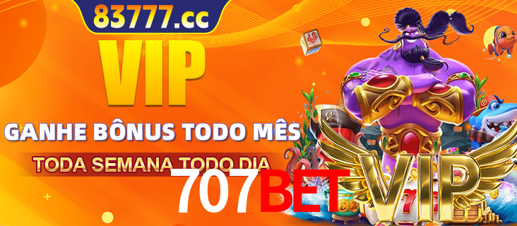 Banner promocional do 707bet oferecendo 100% de recompensas adicionais contínuas para quem fizer o login diário (Daily sign-in), com um mascote de coelho.