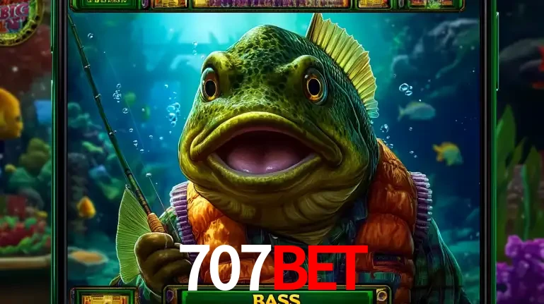 Personagem de peixe pescador do popular jogo de slot com tema de pescaria, uma das emocionantes opções de caça-níqueis para jogar e ganhar no cassino 707bet.